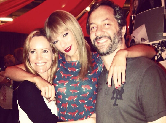 Leslie Mann, Taylor Swift, Judd Apatow, Twit Pic Leslie Mann, Taylor Swift, Judd Apatow, Twit Pic